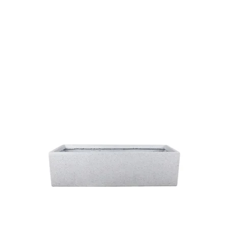 ΖΑΡΝΤΙΝΙΕΡΑ FIBERCLAY SMALL ΛΕΥΚΟ ΓΡΑΝΙΤΗ ΟΡΘΟΓΩΝΙΟ - 60X19x19cm - Κασπω