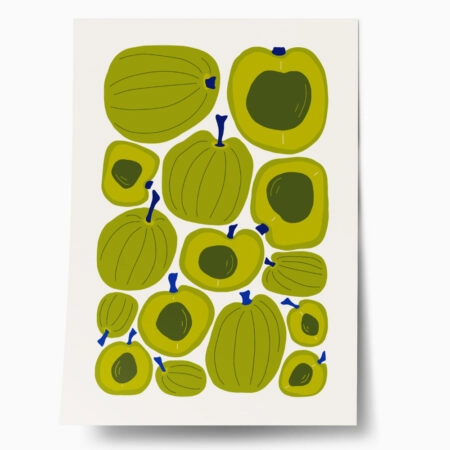 Πόστερ ABSTRACT AVOCADOS - Food & Drink Sticky 1