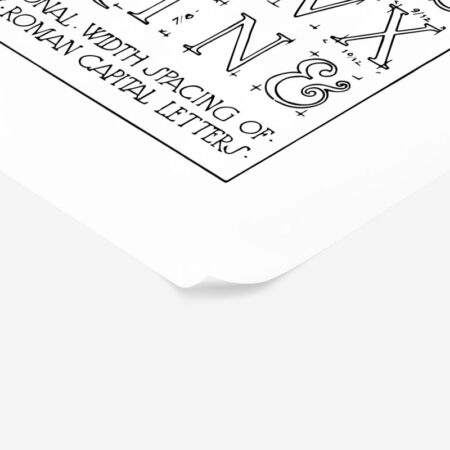 Πόστερ ABSTRACT BLACK AND WHITE CAPITAL LETTERS - Φρασεις - Κείμενο Sticky 2