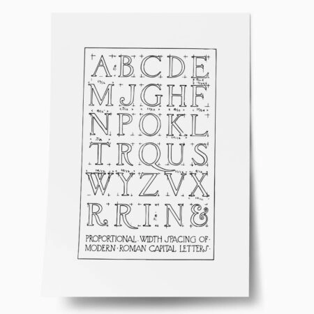 Πόστερ ABSTRACT BLACK AND WHITE CAPITAL LETTERS - Φρασεις - Κείμενο Sticky 1