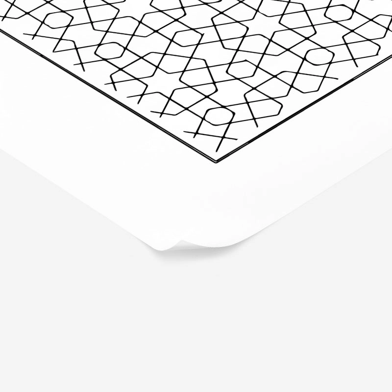 Πόστερ ABSTRACT BLACK AND WHITE GEOMETRY