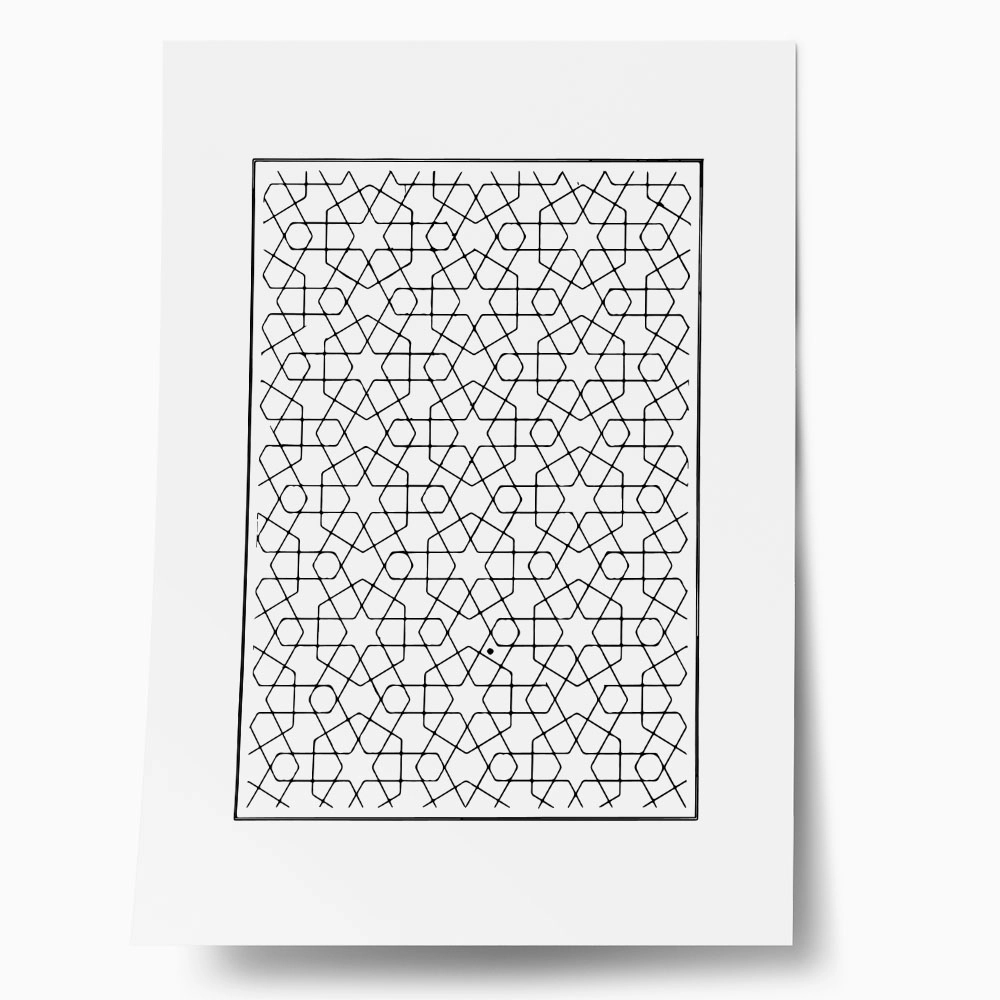 Πόστερ ABSTRACT BLACK AND WHITE GEOMETRY
