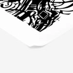 Πόστερ ABSTRACT BLACK AND WHITE SPIRALS