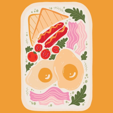 Πόστερ ABSTRACT BREAKFAST 2 - Food & Drink Sticky 3