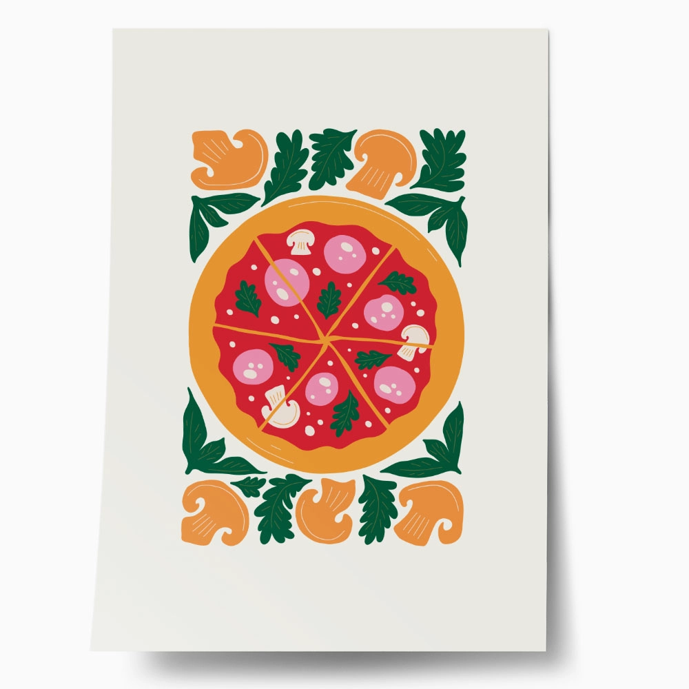 Πόστερ ABSTRACT PIZZA