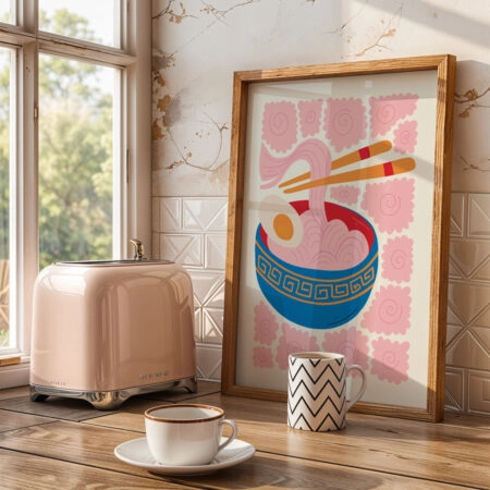 Πόστερ ABSTRACT RAMEN - Food & Drink