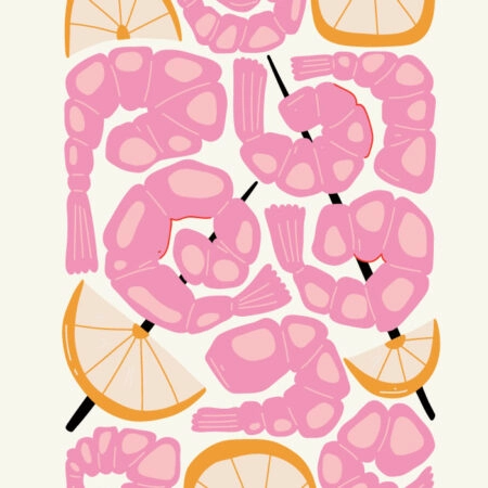 Πόστερ ABSTRACT SHRIMPS - Food & Drink Sticky 3