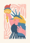 Πόστερ ABSTRACT STATUE OF LIBERTY