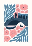 Πόστερ ABSTRACT VENICE GRAND CANAL
