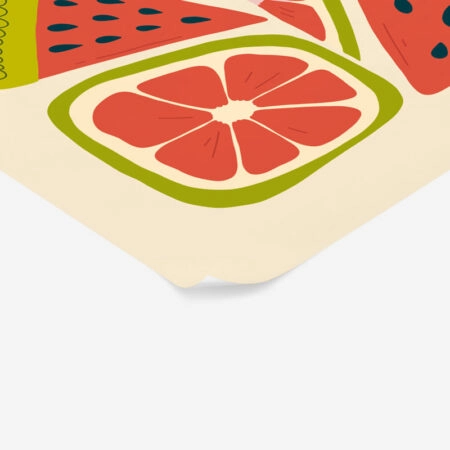Πόστερ ABSTRACT WATERMELON - Food & Drink Sticky 2