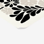 Πόστερ BLACK AND WHITE FLORAL 10