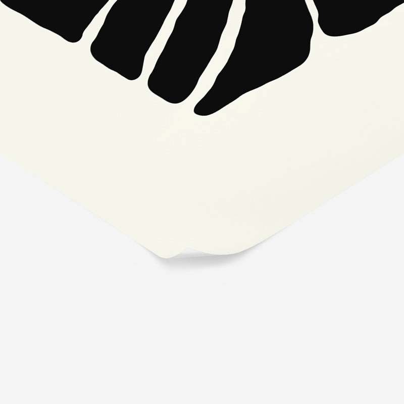 Πόστερ BLACK AND WHITE FLORAL 13