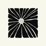 Πόστερ BLACK AND WHITE FLORAL 13