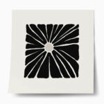 Πόστερ BLACK AND WHITE FLORAL 13