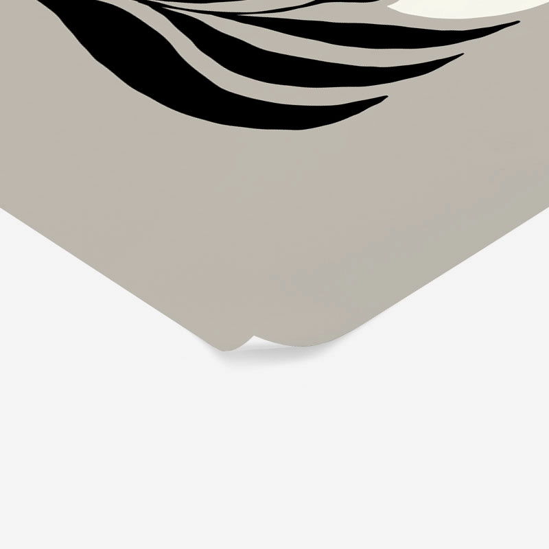 Πόστερ BLACK AND WHITE FLORAL 14
