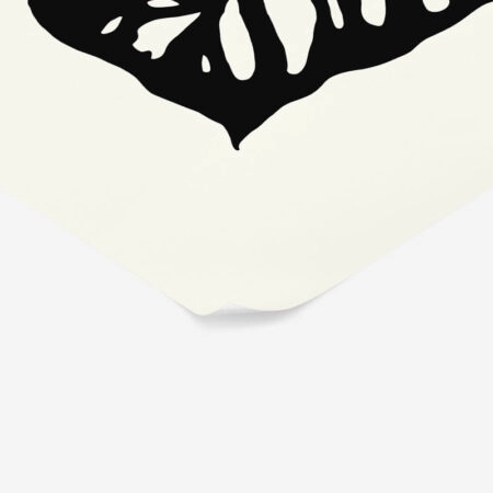 Πόστερ BLACK AND WHITE FLORAL 15 - Abstract - Αφηρημένα Sticky 2