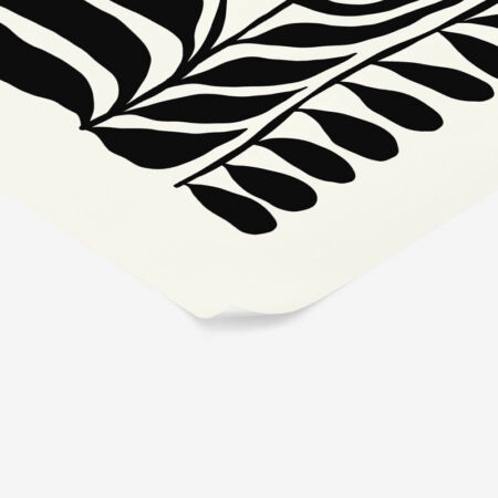 Πόστερ BLACK AND WHITE FLORAL 3 - Botanical - Λουλούδια Sticky 2
