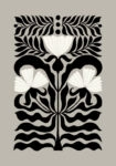 Πόστερ BLACK AND WHITE FLORAL 4