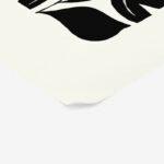 Πόστερ BLACK AND WHITE FLORAL 5