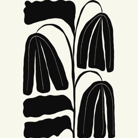 Πόστερ BLACK AND WHITE FLORAL 7 - Botanical - Λουλούδια Sticky 3