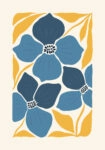 Πόστερ BLUE AND YELLOW FLOWERS 2