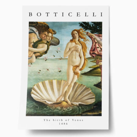 Πόστερ BOTTICELLI - THE BIRTH OF VENUS - Διασημοι Ζωγραφοι Sticky 1