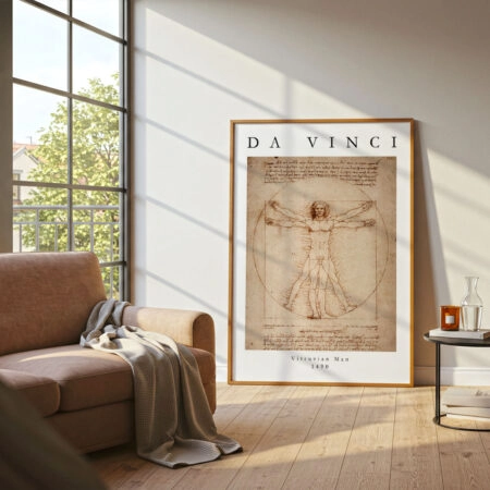 Πόστερ DA VINCI - VITRUVIAN MAN - Διασημοι Ζωγραφοι