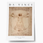 Πόστερ DA VINCI - VITRUVIAN MAN