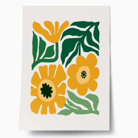 Πόστερ DAISIES MATISSE STYLE - Botanical - Λουλούδια Sticky 1
