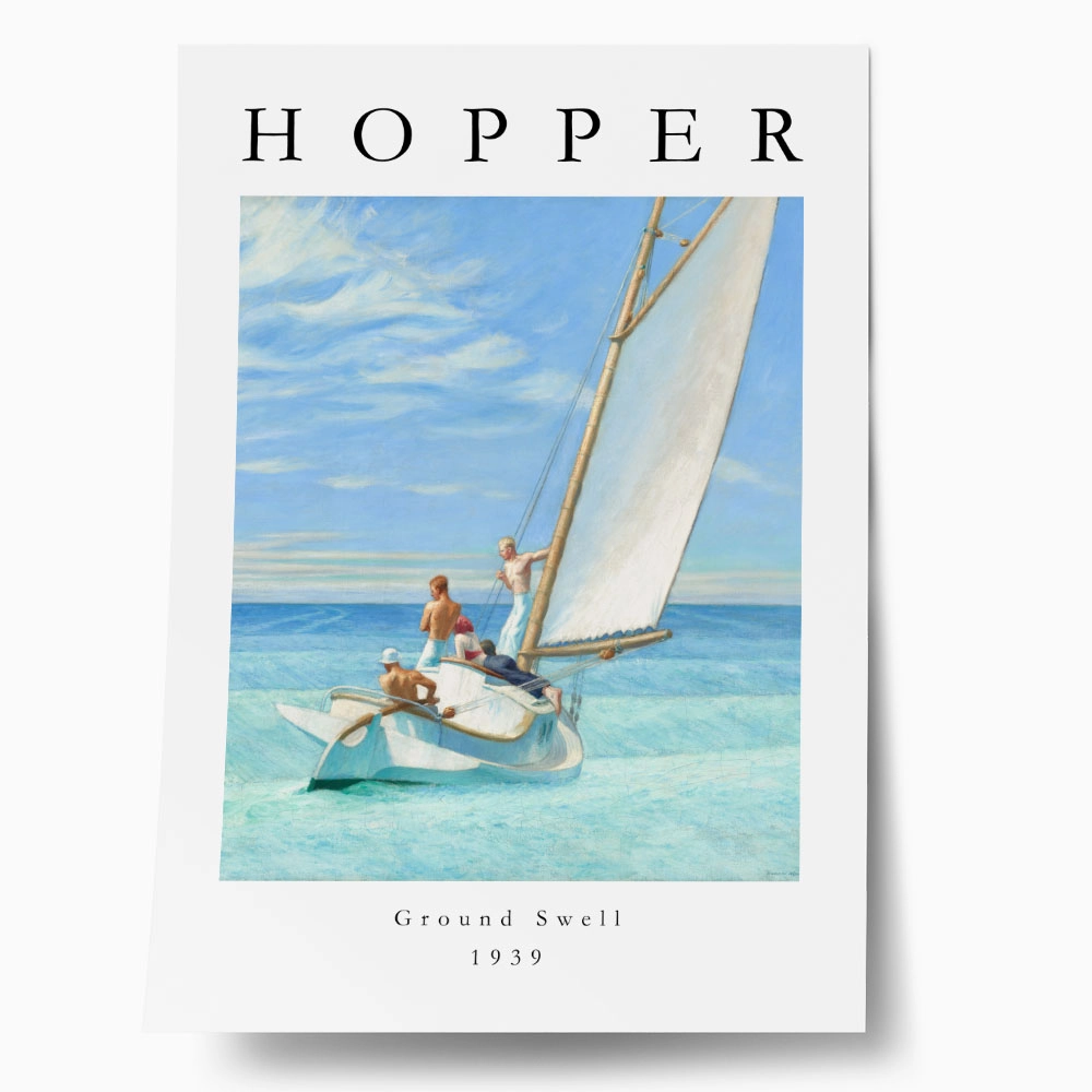 Πόστερ EDWARD HOPPER - GROUND SWELL