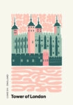 Πόστερ FLORAL-TRAVEL-LONDON-TOWER