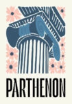 Πόστερ FLORAL TRAVEL PARTHENON