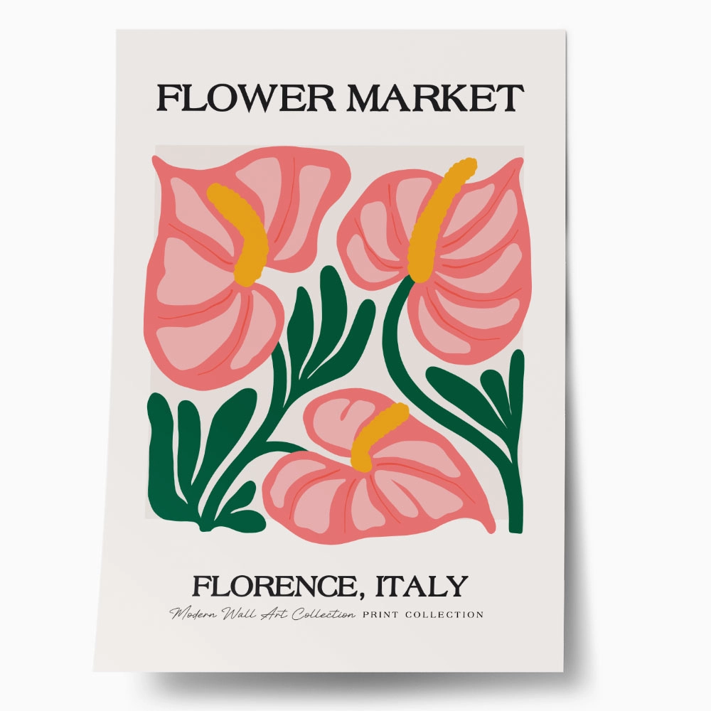 Πόστερ FLOWER MARKET MATISSE STYLE