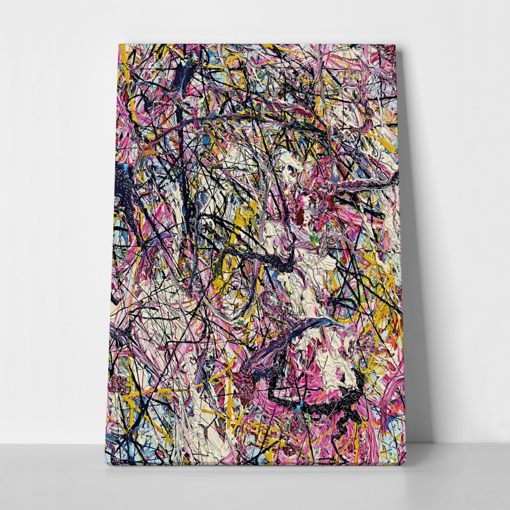 Πινακας σε καμβά JACKSON POLLOCK - EYES BLIND SPOTS