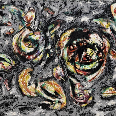 Πινακας σε καμβά JACKSON POLLOCK - OCEAN GREYNESS - Pollock Jackson Sticky 6