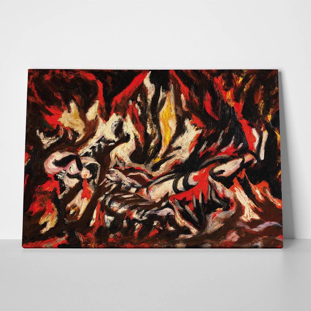 Πινακας σε καμβά JACKSON POLLOCK - THE FLAME