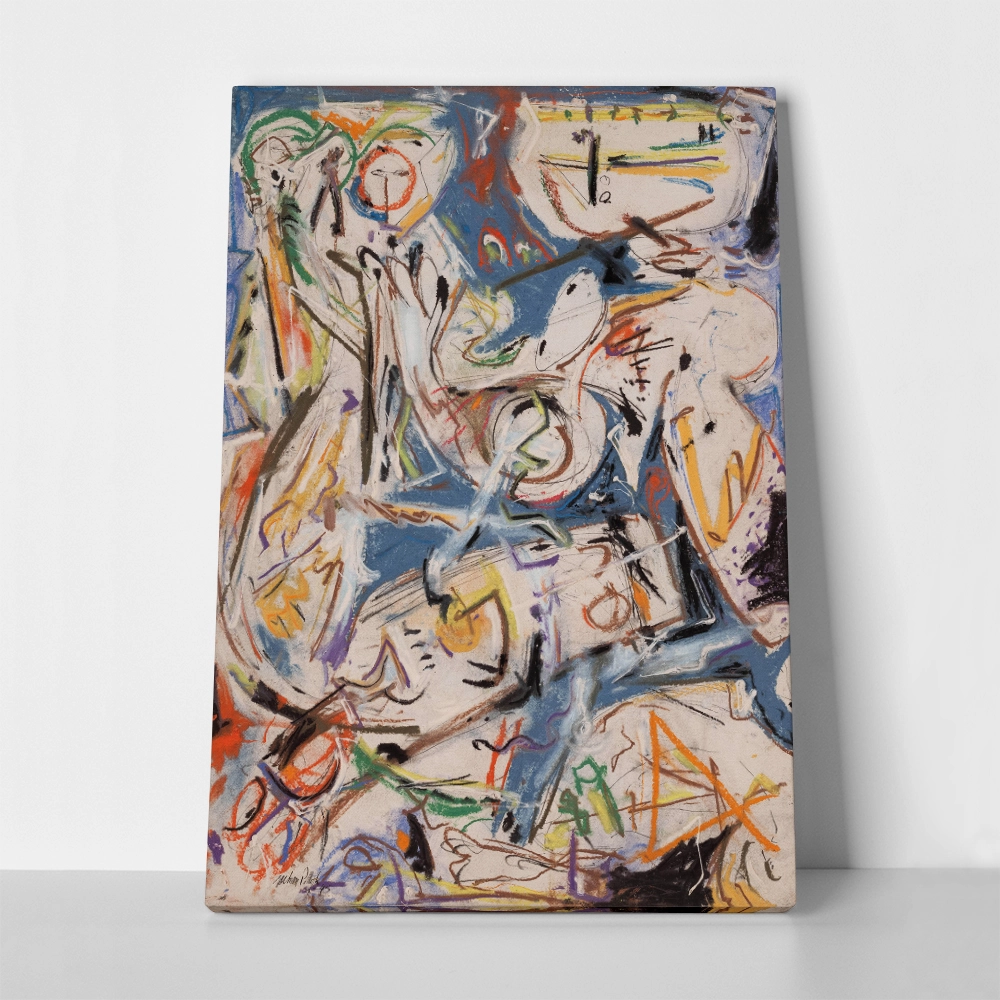 Πινακας σε καμβά JACKSON POLLOCK - UNTITLED 1945