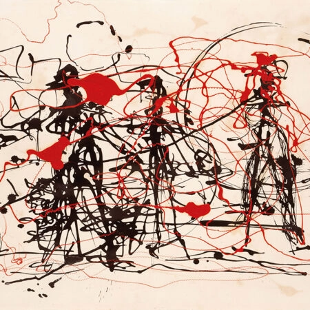 Πινακας σε καμβά JACKSON POLLOCK - UNTITLED no2 - Pollock Jackson Sticky 10