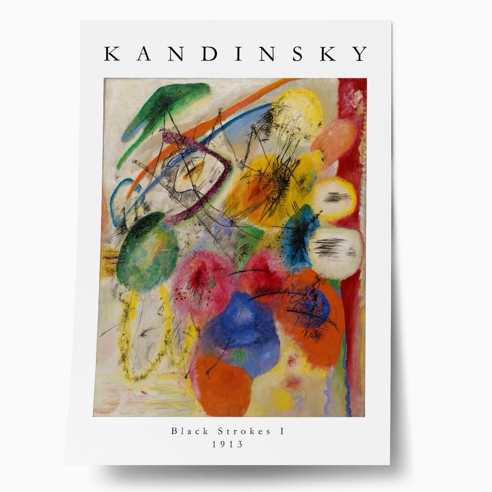 Πόστερ KANDINSKY - BLACK STROKES I