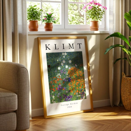 Πόστερ KLIMT - COTTAGE GARDEN - Διασημοι Ζωγραφοι