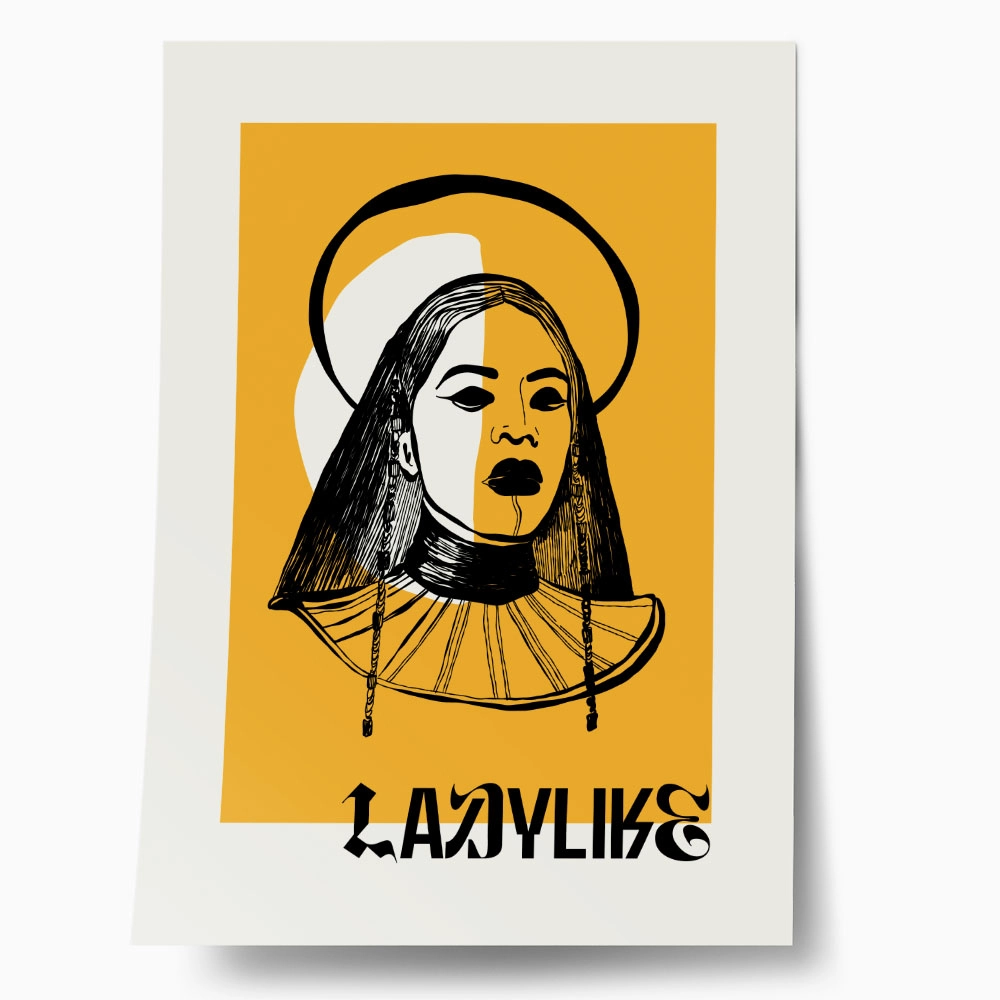 Πόστερ LADYLIKE WOMAN WITH HALO