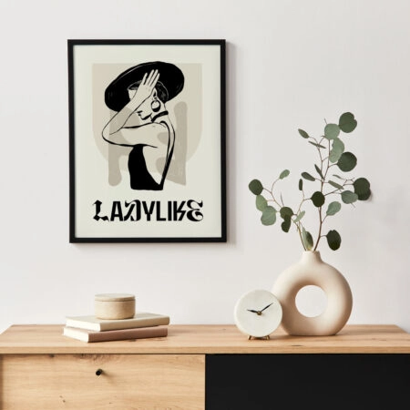 Πόστερ LADYLIKE WOMAN WITH HAT - Πορτραιτα - Φιγουρες