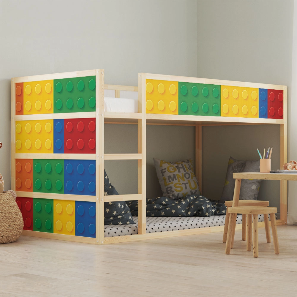 Αυτοκολλητα Επίπλων για Κρεβάτι KURA LEGO