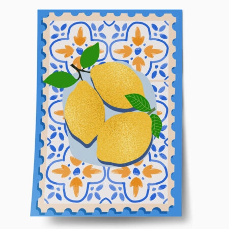 Πόστερ LEMONS ILLUSTRATION - Food & Drink Sticky 1