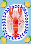Πόστερ LOBSTER ILLUSTRATION