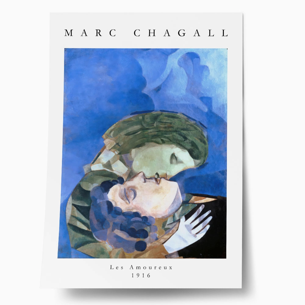 Πόστερ MARC CHAGALL - LES AMOUREUX