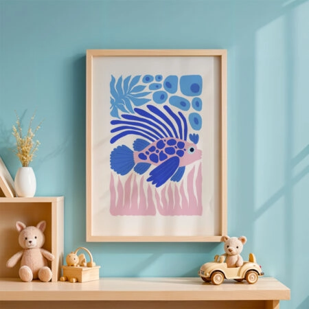 Πόστερ MATISSE STYLE FISH 2 - Παιδικά