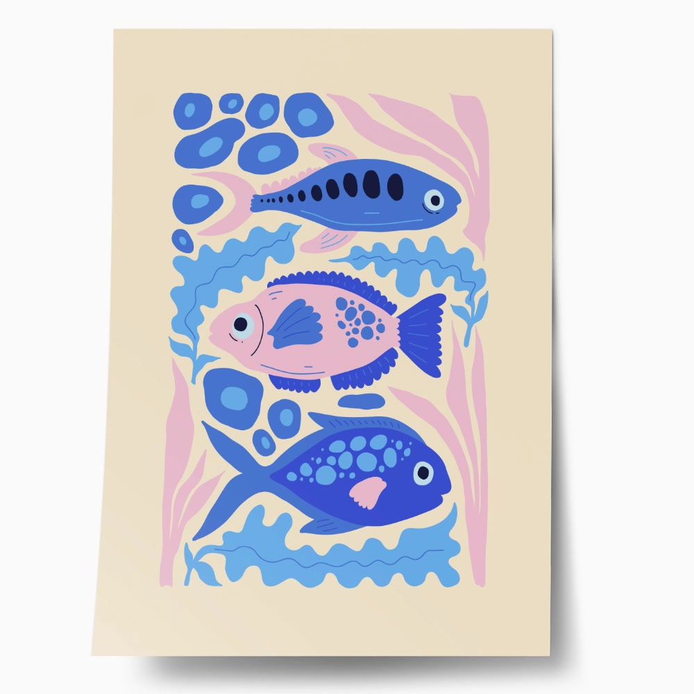 Πόστερ MATISSE STYLE FISH 3