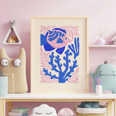 Πόστερ MATISSE STYLE FISH 4 - Παιδικά