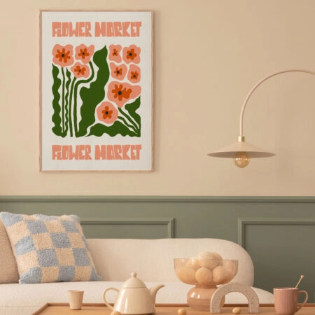 Πόστερ MATISSE STYLE FLORAL FLOWER MARKET 2 - Botanical - Λουλούδια